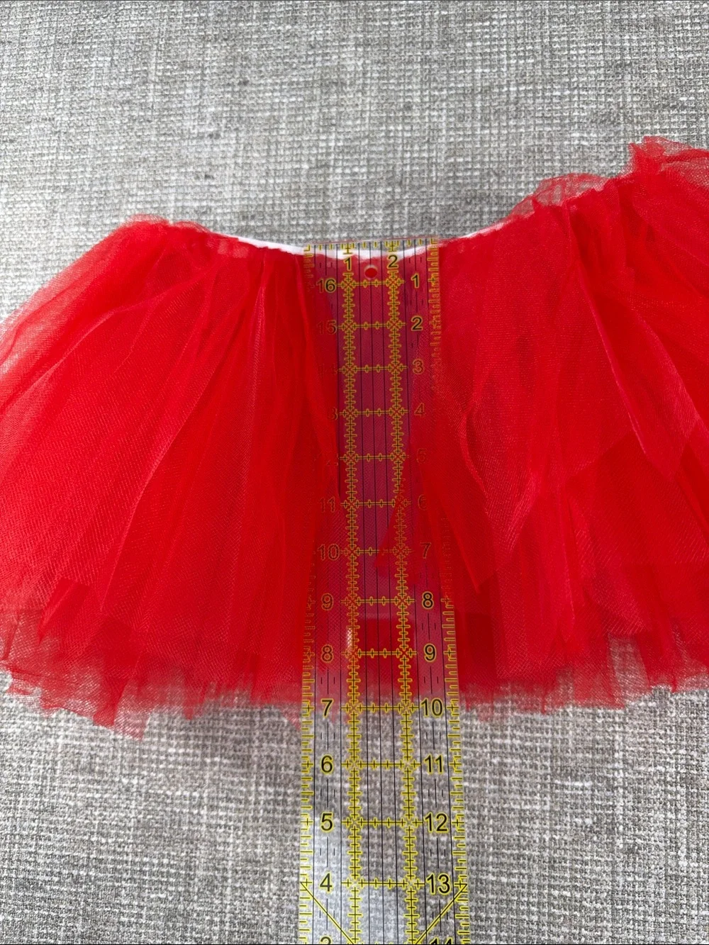 Red Tutu Skirt & Knee-High Socks Set with glasses woman’s small rave party